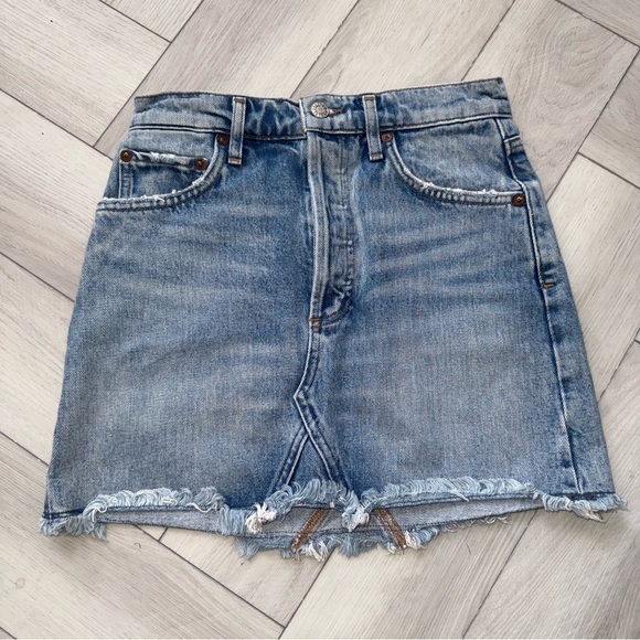 Agolde Dresses & Skirts - 💎 AGOLDE QUINN DENIM SKIRT: SIZE 24